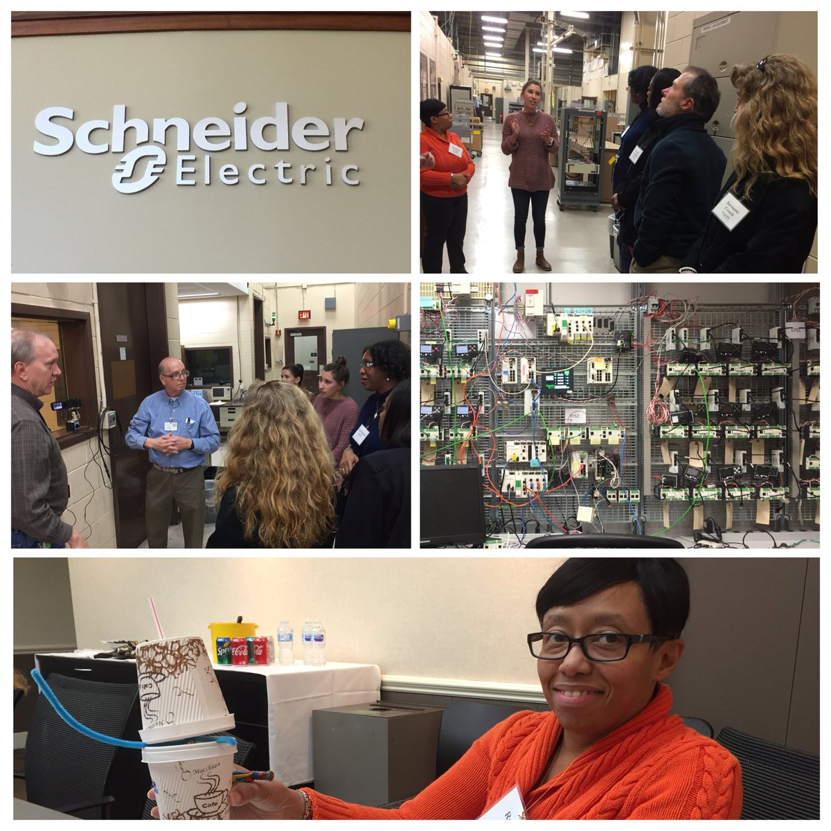 STEM_RTP's tweet photo. Thoughtful discussion about energy storage, jobs, product design and diversity at @WCPSS #ExternTrips @SchneiderElec. Thank you! https://t.co/6wOgpHI5Qo