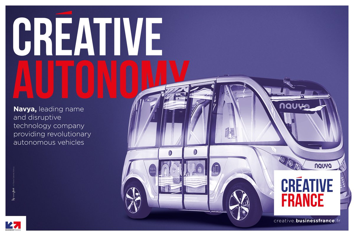 creativefrance's tweet image. #CreativeAutonomy Meet @NAVYA_Group. Autonomous, shared and electric : discover what is the new #mobility. 

#CreativeAmbassador #CreativeFrance 🇫🇷

6/7