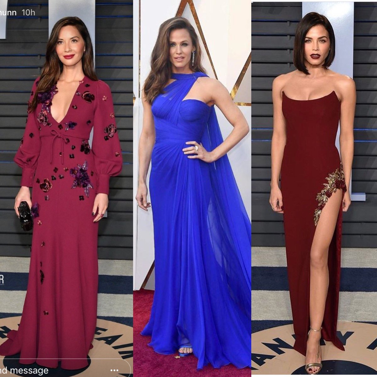 Here’s my favorite looks from the #Oscars last night. I may be biased in favor of brunettes but these ladies always nail award show looks! #fashionfavorites