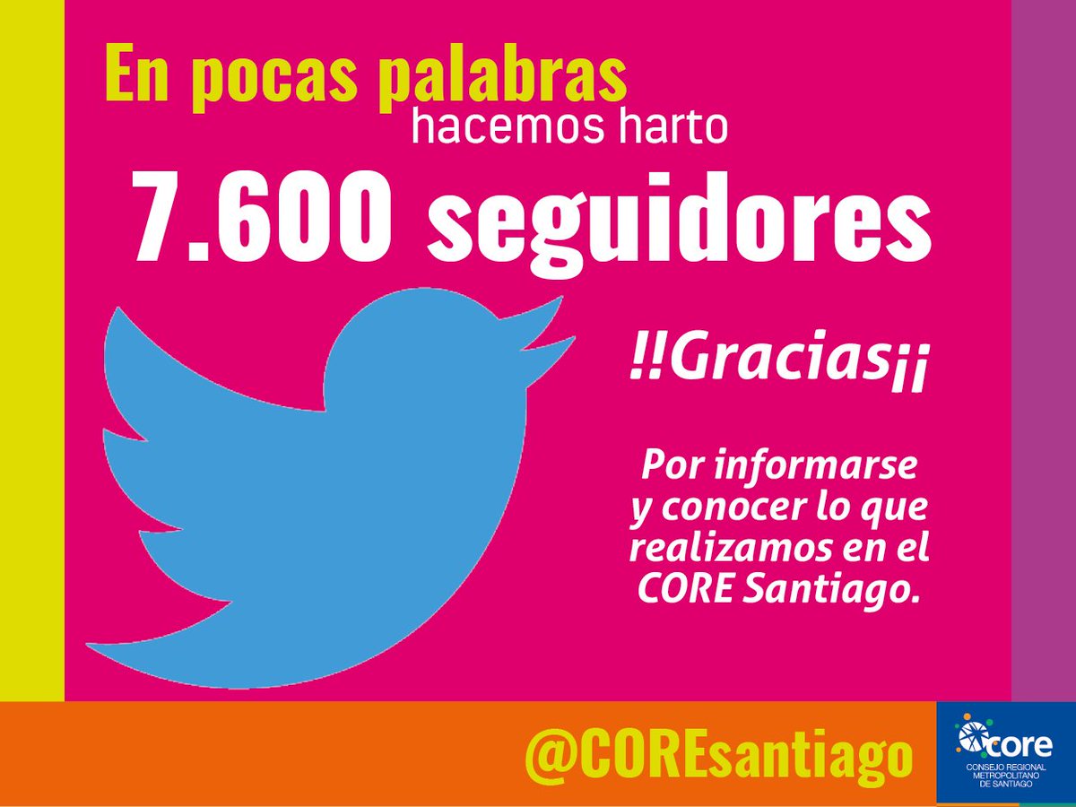 COREsantiago's tweet photo. #FelizMartes a todos nuestros seguidores! Somos más de 7600 y seguimos creciendo! #SomosCoreRM, siempre en grandes proyectos! Para +info sobre quiénes somos y lo que hacemos entra a 👉 https://t.co/aVnyNpNgUu https://t.co/dxCpIDl2Qo