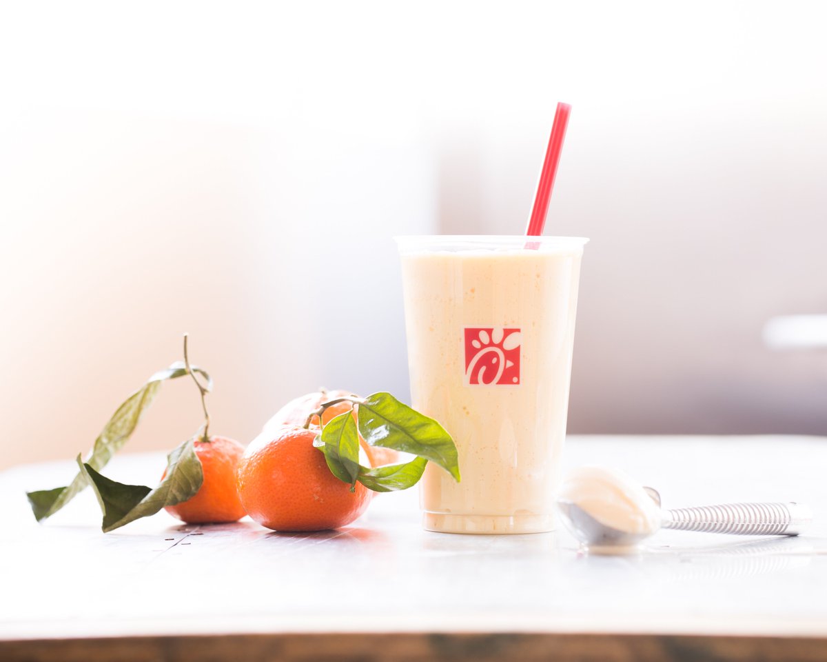 The perfect mix of Simply Orange and Icedream. Get a Frosted Sunrise from Chick-fil-a Winder today!