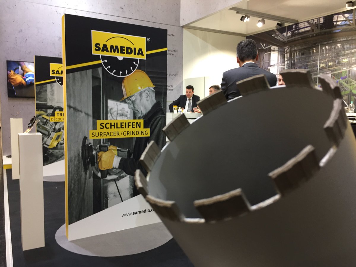 Samedia_Int's tweet photo. SAMEDIA refreshed its visual brand identity. Our diamond tools are reknowned as FASTER, STRONGER and SAFER. Moreover they even look nicer now ! Go visit us on booth A9 from Hall 10.2 @eisenwarenmesse #kolnmesse #construction #samedia #diamondtools #werkzeuge #maschinen https://t.co/HLLk2mqLua