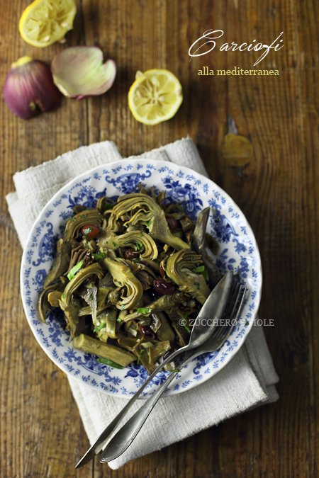 Carciofi alla mediterranea Un contorno sfizioso e facile da preparare. La ricetta la trovate qui zuccheroeviole.com/2018/03/carcio…
#Vegan #recipes #recipe #RicettaDelGiorno #veganlifestyle #veganlife