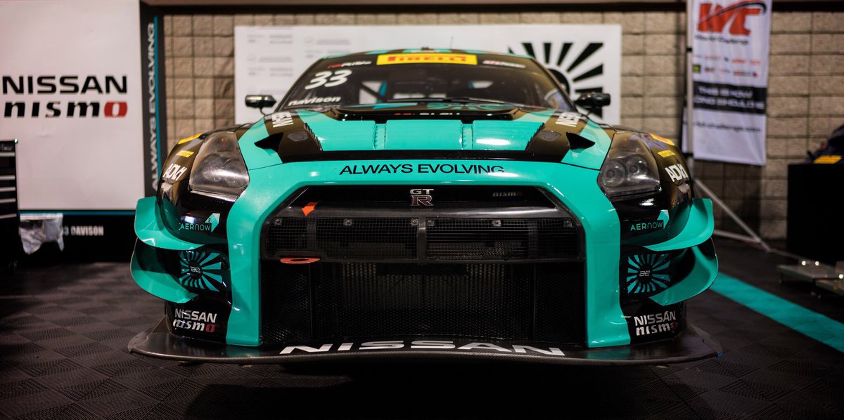 aeperformance's tweet photo. YOU LOOKIN’ AT ME? Staring contest with the #AE33 GT-R NISMO GT3. https://t.co/PtAoe7uuWP