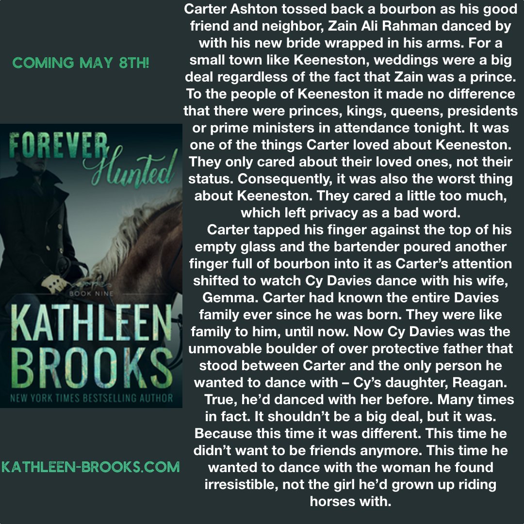 BluegrassBrooks's tweet photo. FOREVER HUNTED TEASER! 😲 Reagan and Carter's story, #ForeverHunted comes out May 8th and is available for preorder. Click on the link to my website to read the blurb and find the links to your retailer.
***NOTE: this is an UNEDITED teaser***
Click me: https://t.co/5Ogfwlqs73 https://t.co/bkZYLyn74R