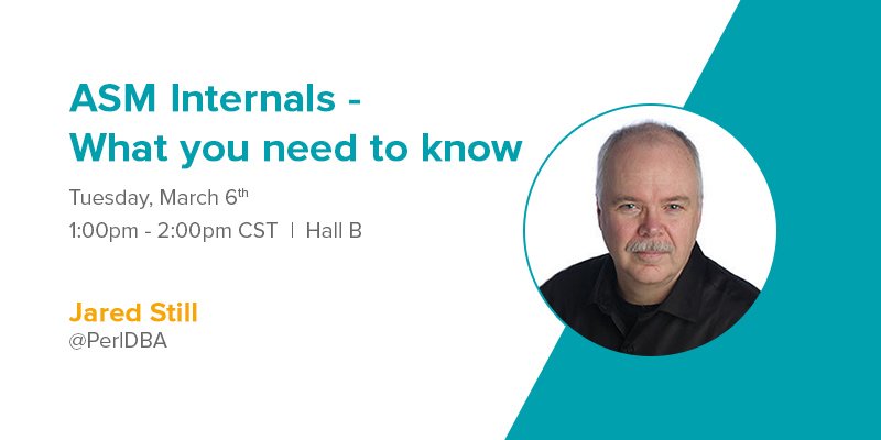 Pythian's tweet image. #Oracle Automatic Storage Management software is often viewed as a bit of a black box, Jared Still @PerlDBA is here to shed some light. Check out his presentation tomorrow at @HotsosGG. #OracleASM
