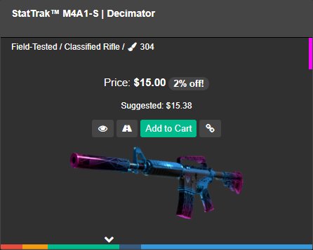 🆓NEW GIVEAWAY🆓

🆓StatTrak™ M4A1-S | Decimator | Field-Tested (15Dollar) 🆓

✔️ Follow <a href="/_Gambledore_/">Monthly CS Memes</a>
✔ RT and Like
✔ Tag a Friend

Ends in 10 day