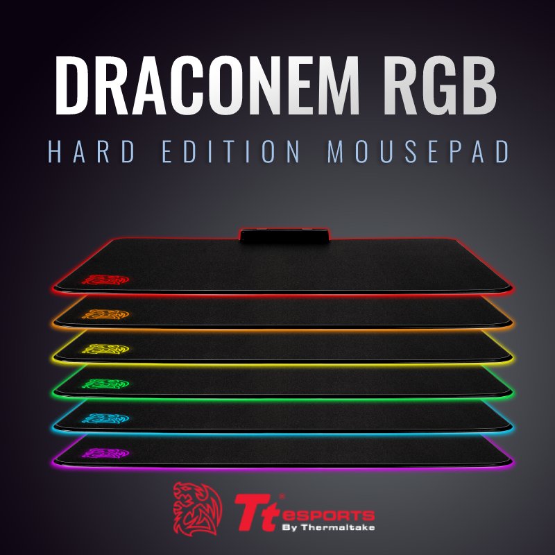 thermalatino's tweet photo. Sabes que es lo que le falta a tu kit gamer?
El Mousepad Draconem RGB!
Tiene software para controlar los efectos de luces.
Superficie optimizada para lograr mayor certeza!
16.8 millones de colores RGB
--> https://t.co/vcF7c9nsGA
#RGBaTodo #TTeSports #Gamer #Mousepad https://t.co/f2GwxGRhtG