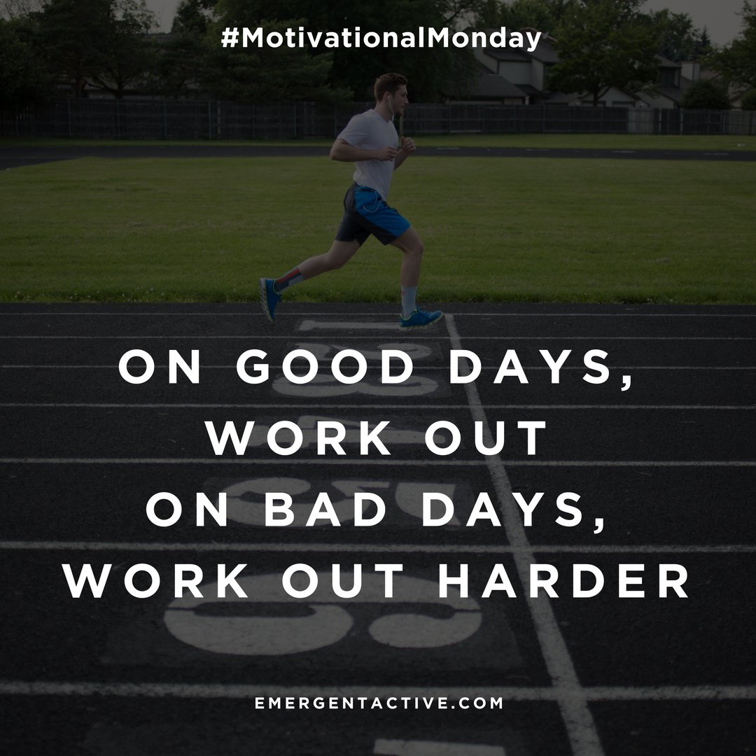 EmergentActive's tweet photo. It's #MotivationalMonday over here at Emergent Activewear. 
This weeks fitness tip: Find the right workout that will keep you consistent and excited to train 💪 https://t.co/5pWe5oNkl6