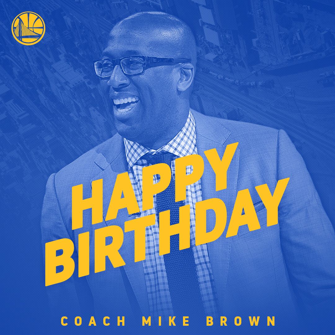 Wishing a very Happy Birthday to Dubs Assistant Coach Mike Brown! 