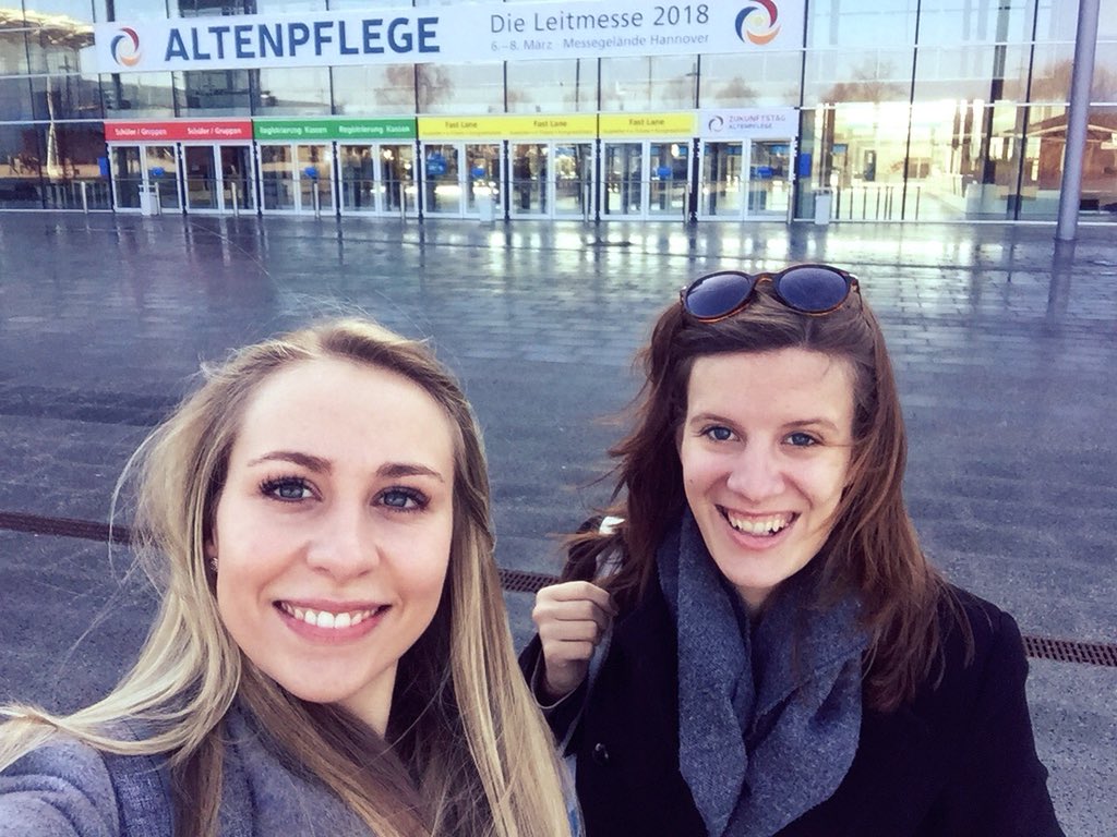 Wir sind gut in Hannover angekommen. Aber morgen könnt ihr uns auf der ALTENPFLEGE - Leitmesse der Pflegewirtschaft in der Halle 21, F37 besuchen kommen! :)