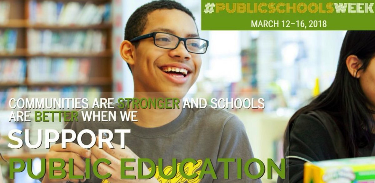 DYK that 9 of 10 #students in the U.S. attend a public school? Let’s celebrate all the great things taking place in our #school communities during #PublicSchoolsWeek, March 12-16th. #K12 #schoolbusiness