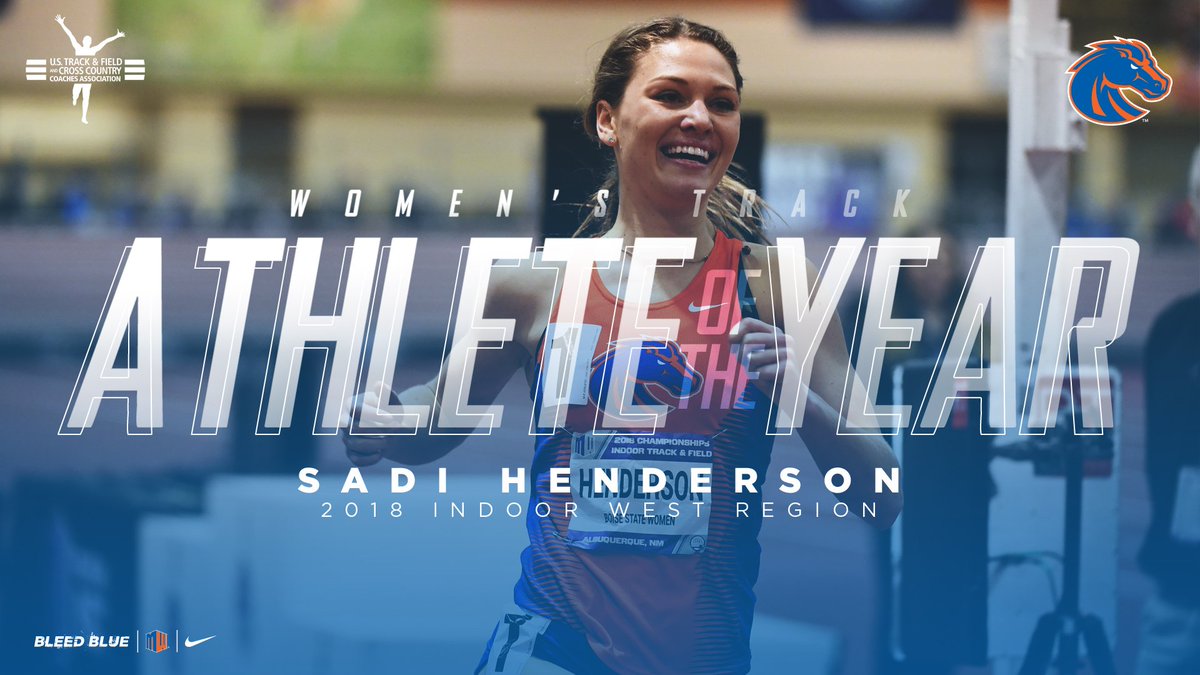 BroncoSportXCTF's tweet photo. Another day, another honor for @Sadi_Henderson! Congratulations on being named @USTFCCCA West Region Female Track Athlete of the Year! #BleedBlue 🐴

MORE: https://t.co/P7tecfV8dx https://t.co/NnRaydojL2