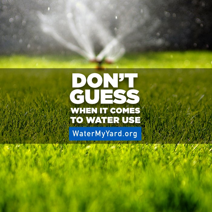 KeepRowlett's tweet photo. Turn your sprinklers OFF

We received over five and a half inches of rainfall last week. Please keep sprinkler systems turned OFF.  Take the guesswork out of water use in your yard by signing up for weekly emails from WaterMyYard. https://t.co/fbd47f7nT3