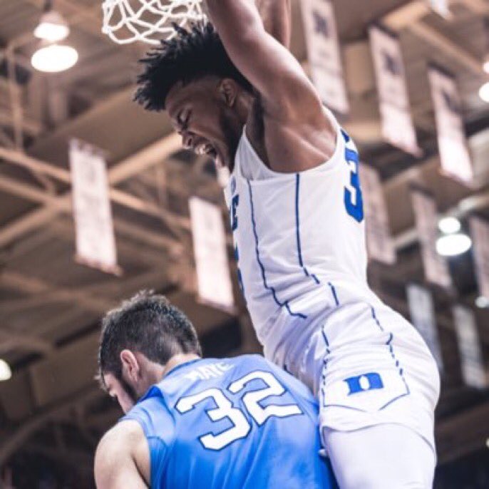 SRBlueDevils's tweet photo. ACC player of the year versus a wannabe ACC player of the year. #GTHC https://t.co/xHIDxMlZ9r