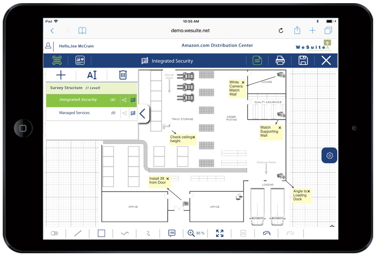 WeSuite's tweet image. An image is worth a thousand &quot;go-backs&quot;! NEW Site Survey for WeEstimate #automates the Bill of Materials for a faster, more accurate project delivery. #PSATEC #ISCW18