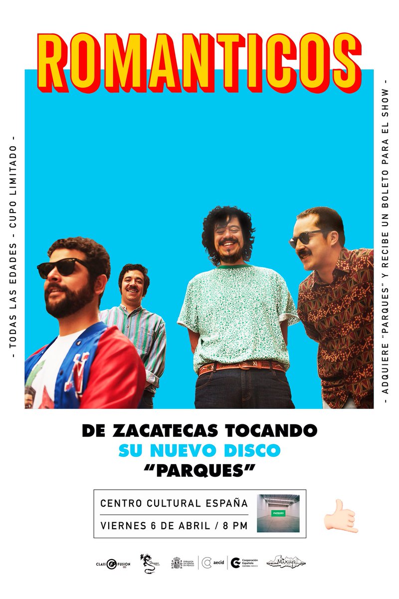 RomanticosdeZac's tweet photo. Sobres prros!! Ya esta la preventa de Parques en @MixupTeam #fierrooo https://t.co/XBV6xPqIq4