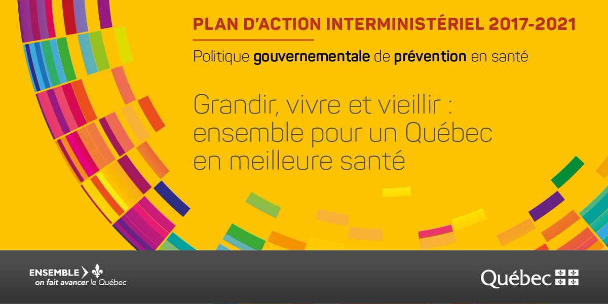 Plus que jamais, nous agissons pour que partout au Québec, la population soit en meilleure santé, et ce, au nom d’une qualité de vie supérieure à l’image du nouveau Québec #PrevSanteQC #polqc