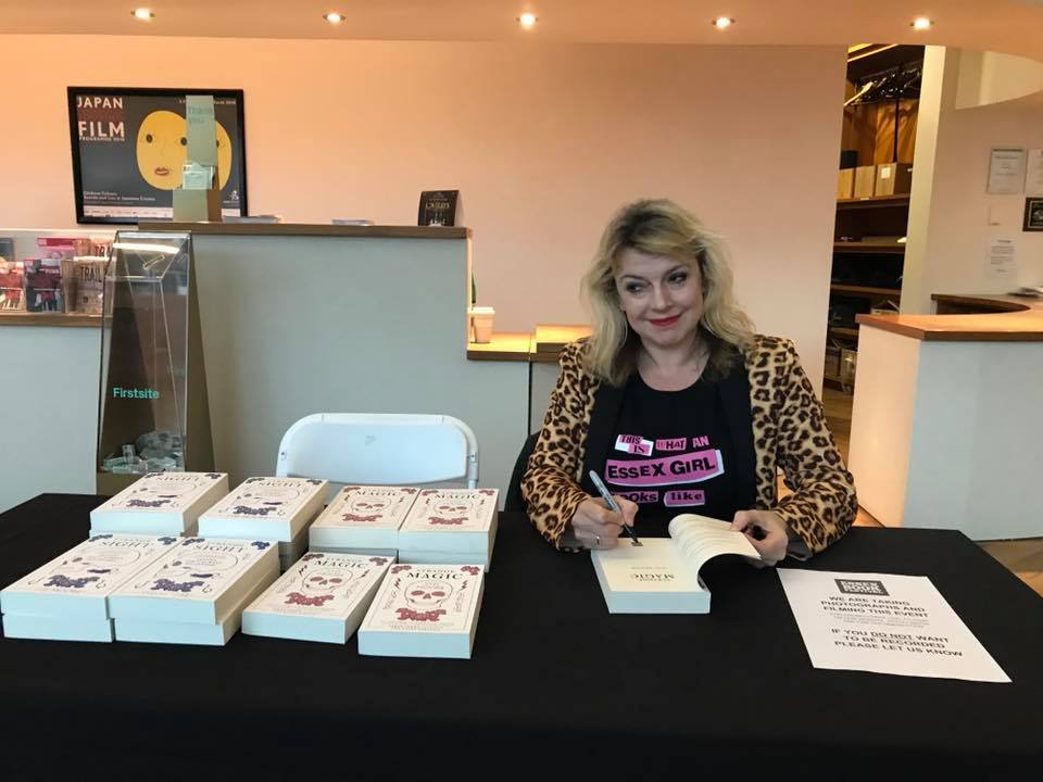 @sydmoore1 reclaiming the stereotype . THIS is What an Essex Girl Looks like - signing books as Writer in Residence for the @EssexBookFest