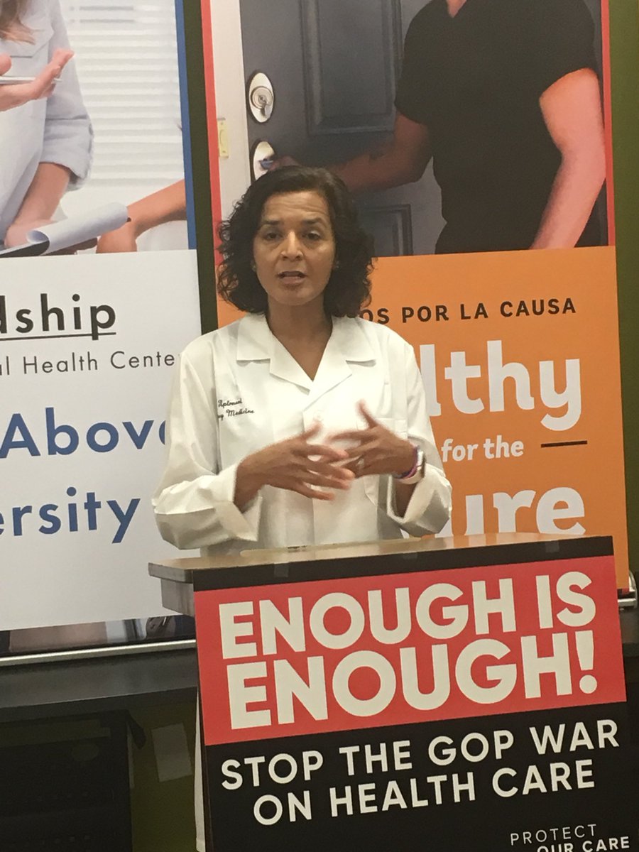 roddmcleod's tweet photo. .@CPLCdotORG hosts a great press conference about ending the #WarOnHealthCare featuring @JanuaryAZ and @hiral4congress #rejectrepeal https://t.co/5ABScW5MRn