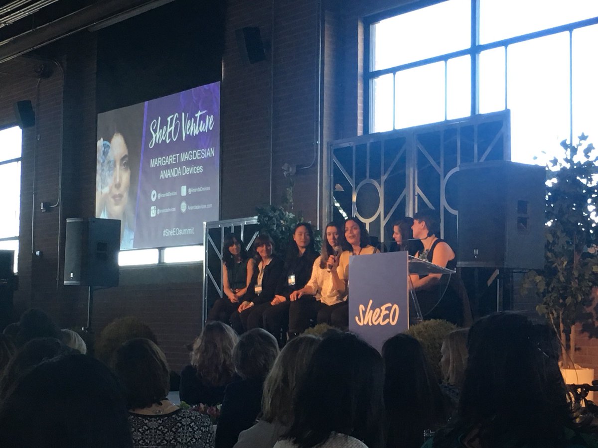 “I’m not afraid. I’m a woman. I’m a scientist. And I’m doing something new.” - <a href="/AnandaDevices/">ANANDA</a> #SheEOsummit @sheeo_world