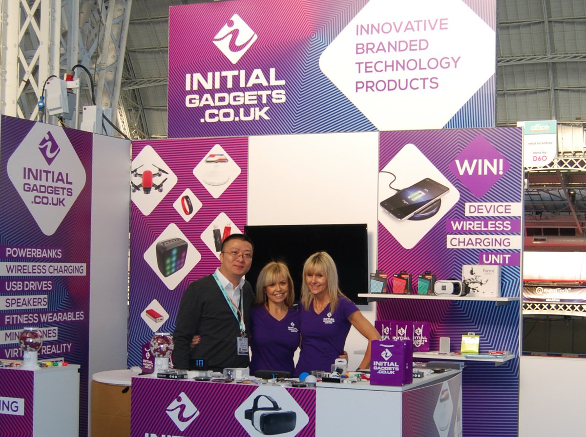 IIncentives's tweet photo. Thank you to all who came and visited us @officeshow there was #s'now stopping us! #initialgadgets #promo #events #merchandise #printedgifts #giveaways #incentives #marketing https://t.co/JIZZwYchFZ