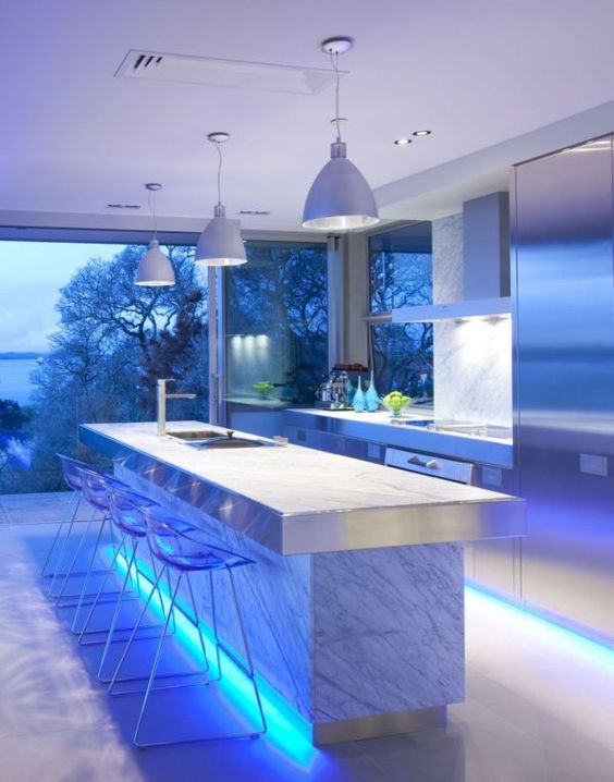 ParadigmLED's tweet image. Add some color to your kitchen.