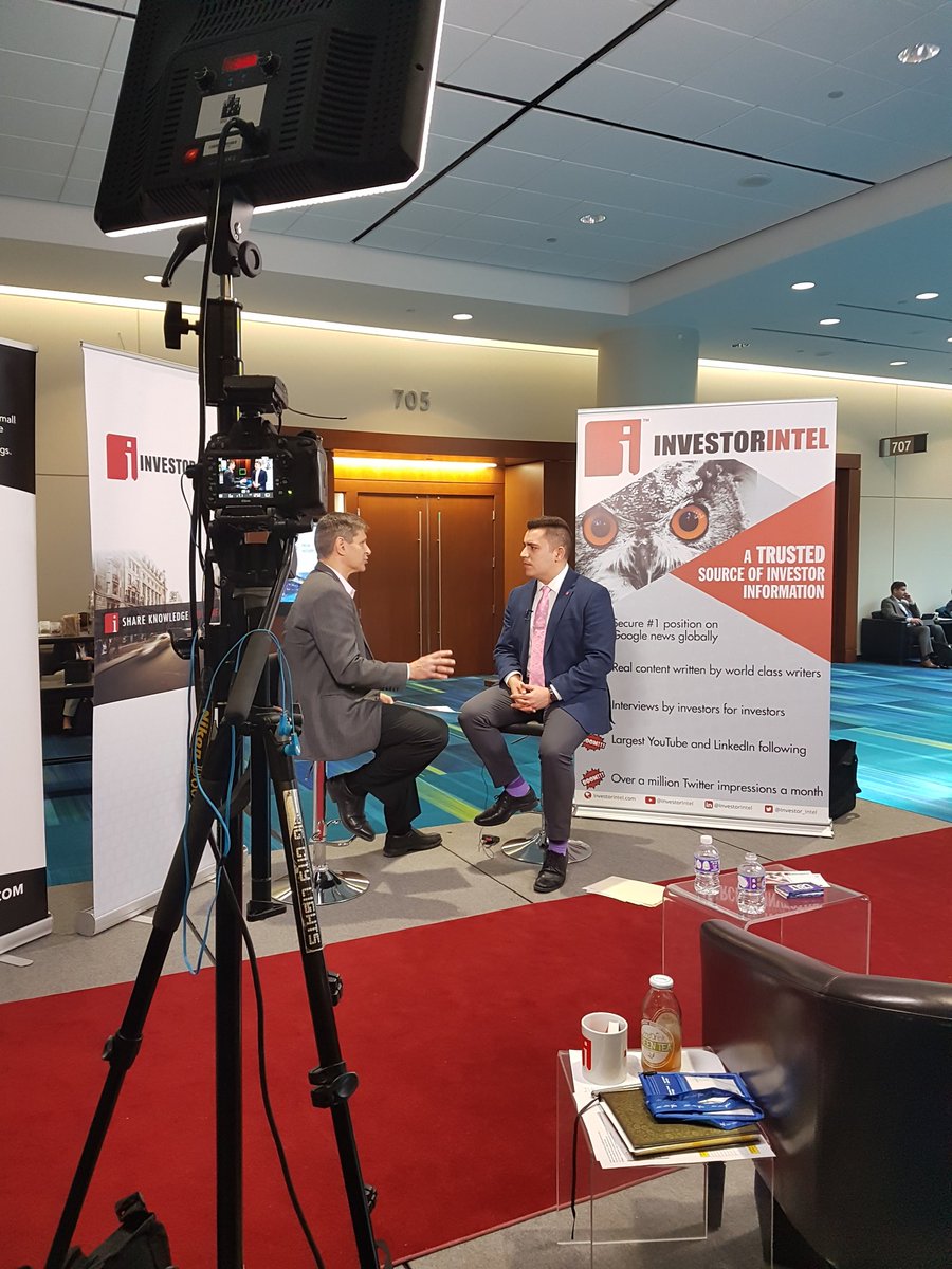 TracyHughes's tweet photo. We have @AndyGaudry interviewing @ClausiPeter of @GTAResources -- only @the_PDAC https://t.co/YA6tCwXNij
