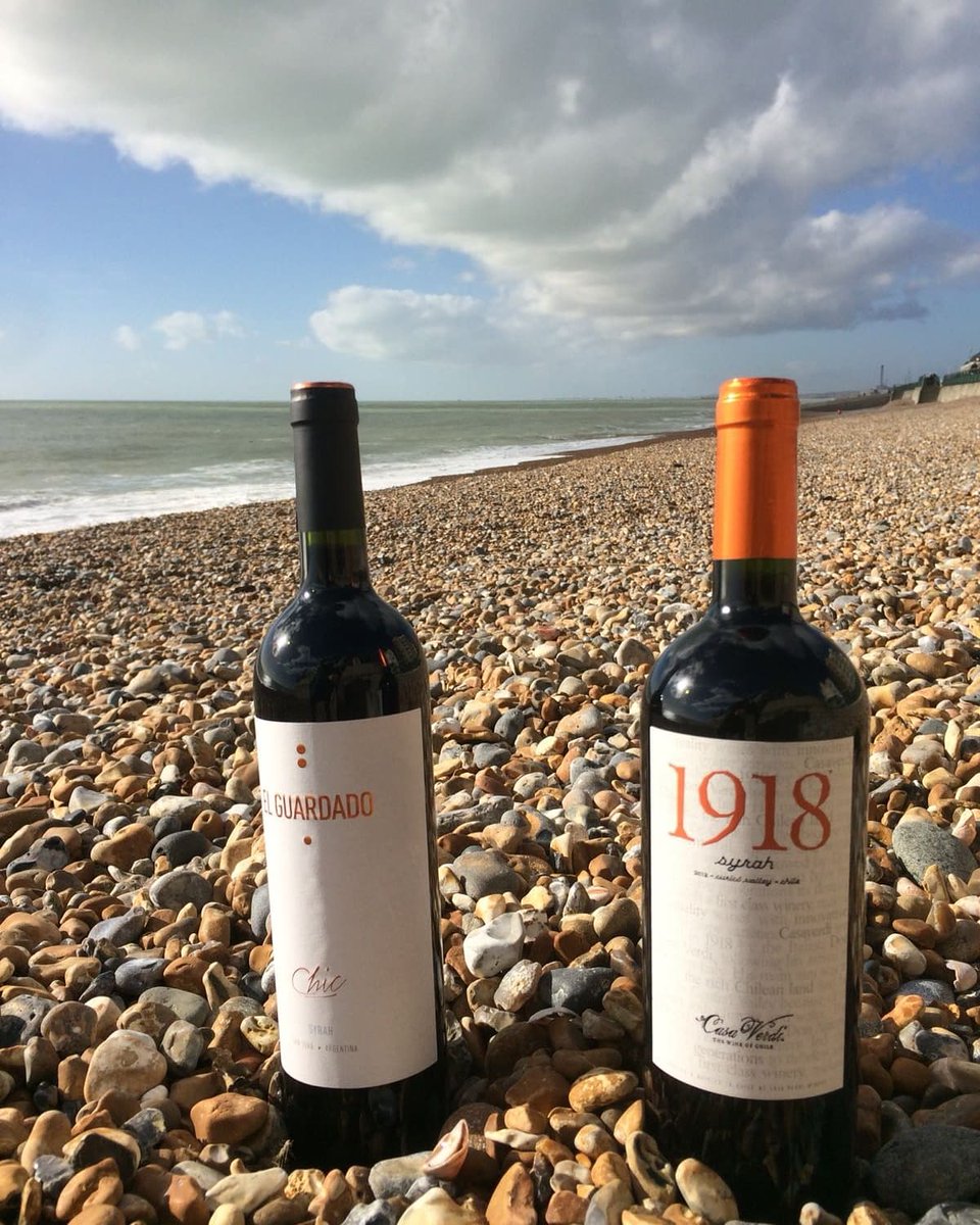 Today let's go to the sea, enjoying some Guardado Chic Syrah and Casa Verdi Syrah!

#Cheers! 🍷😊 #Awesome #Wines #Argentina #Syrah #MondayMotivation