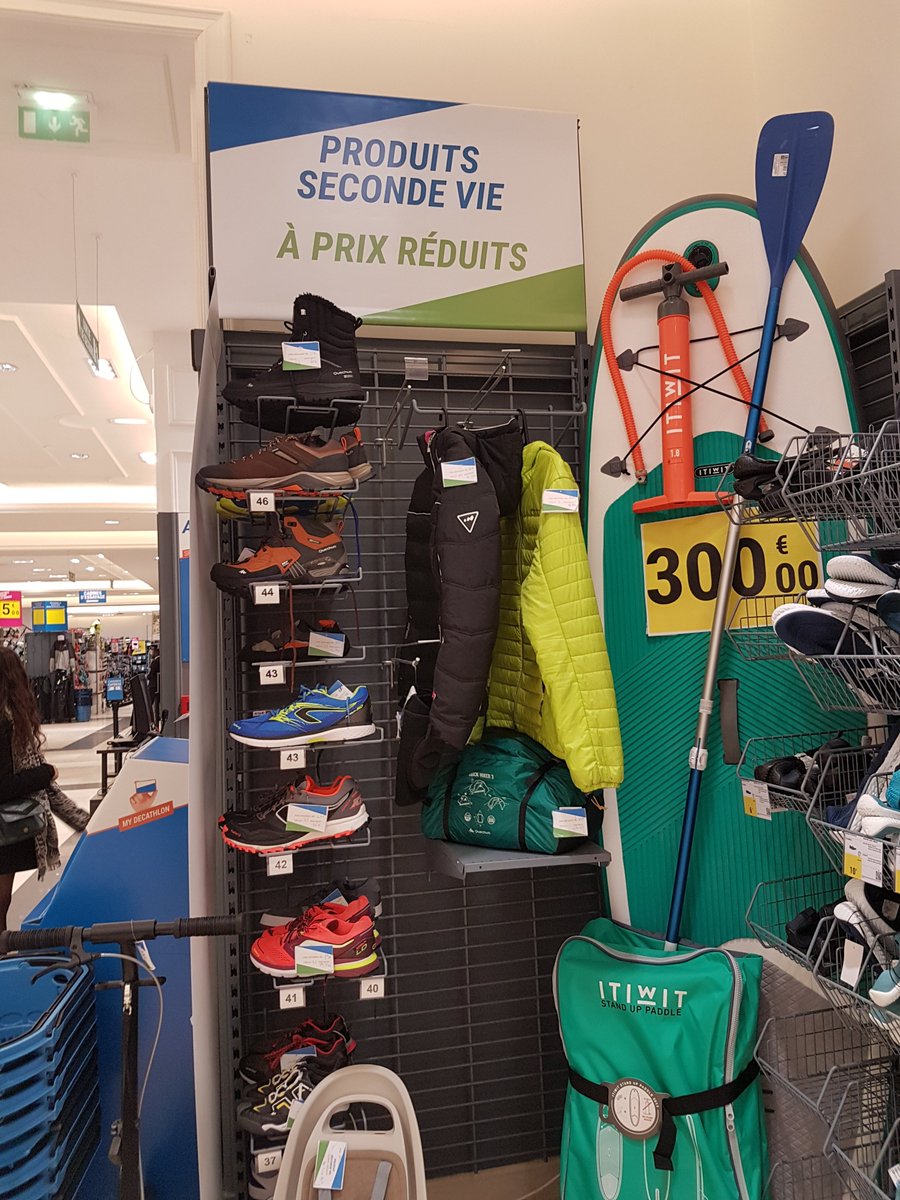 Morgan_Leclerc's tweet photo. Tendance (et recherché) : Decathlon propose un mini corner dédié aux produits d’occasion en magasin : "Produits seconde vie à prix réduits"
#pouvoirdachat https://t.co/eXRhDP1a8S