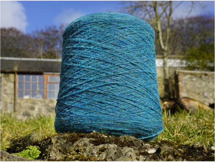 jcrennie1798's tweet photo. 500g of our popular heather melange shade 'Azure' seen here on the cone.
This shade is available in our Supersoft Lambswool and Unique Shetland qualities on the cone and as handknitting yarn. #KnitRennie #LambswoolYarn #ConedYarn #HandknittingYarn #Knit #MilladenMill #Scotland https://t.co/Aiuu2Zb5KX