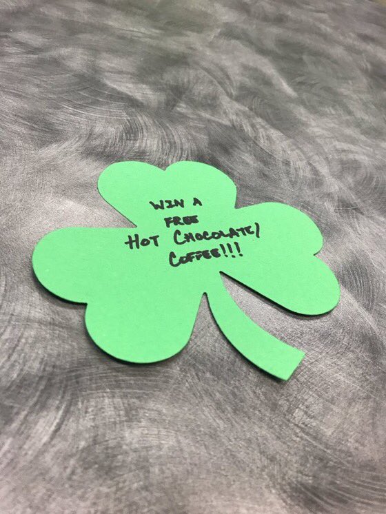 Congratulations <a href="/autoamos_/">Autumn Amos</a>  and @AshleyLynn1860! You are today's #luckofthebear winners! You may pick up your hot chocolate or coffee anytime today in the Hot Spot!