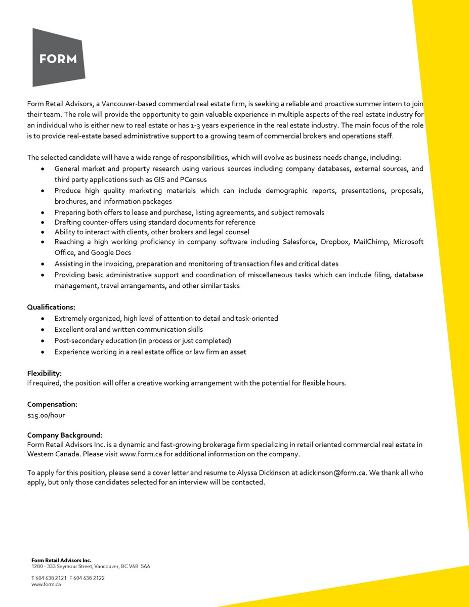 Eira Template - Cover Letter: Commercial Real Estate Cover ...