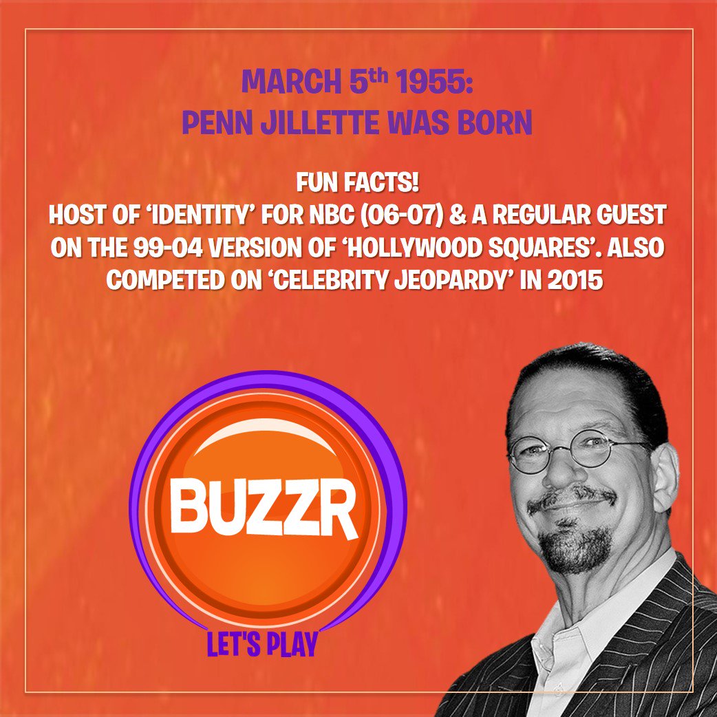 Wishing Penn Jillette a very happy birthday!  