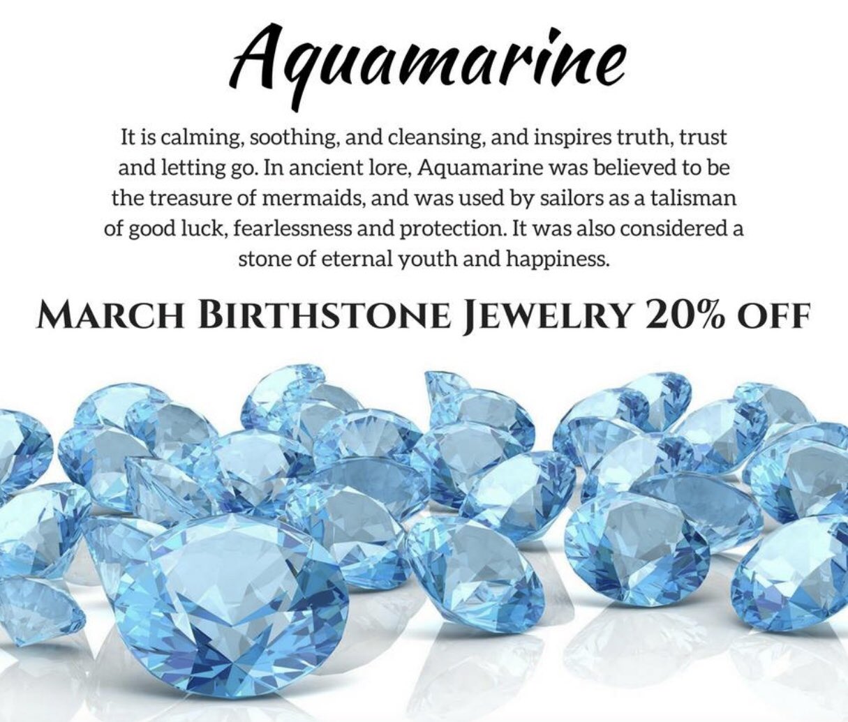 Gemstone for march deals