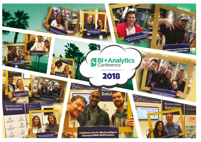 360Suite's tweet photo. Thank you for joining us at the #BIAConf! And a special thanks to @harleydavidson and @LockheedMartin Aeronautics for sharing their #360Suite experience! #BusinessObjects solutions #Userslovebobj #UsersLoveWebi https://t.co/hJIlrFR7EF