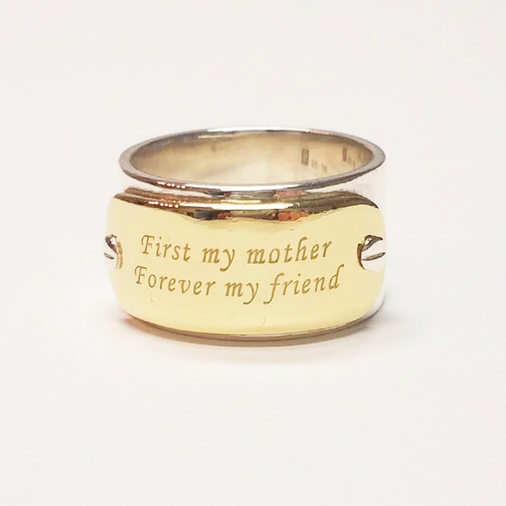 HiddenGemLab's tweet photo. Not too early to start thinking about Mother's Day! Tell mom something special with your custom plaque ring.
#mothersdaygift #customjewelry https://t.co/whdczRjmML