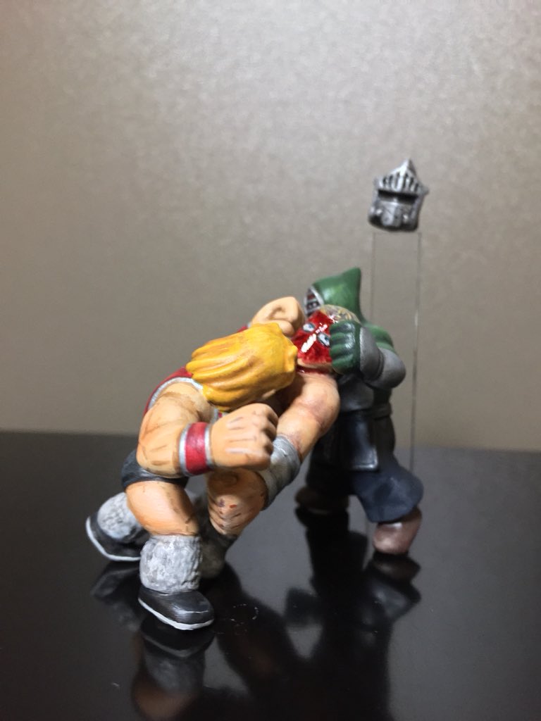 クロスボンバー ver.対ロビンマスク完成。私がキン肉マンで1番衝撃を