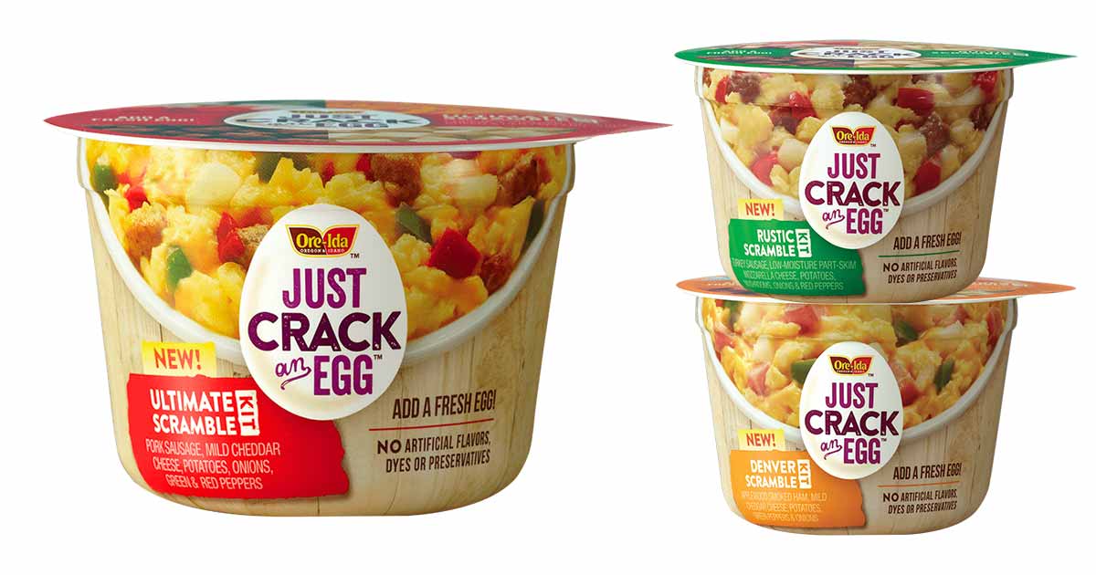 SPOTTED! Microwavable breakfast scrambles… Just add egg! Get all the details at hungry-girl.com! #foodfind