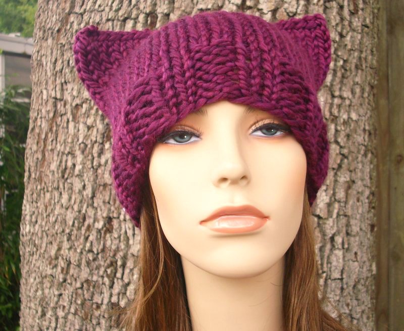 pixiebellshop's tweet photo. Dark Pink Womens Hat - Cat Beanie Hat Red Violet Dark Pink Knit Hat - Pink Hat Pink Beanie Pink Cat Hat Pink Pussyhat Pink Pussy Hat https://t.co/jH6K9Ty2tx #Etsy #pixiebell #PinkPussyHat https://t.co/5Wv956eRMj