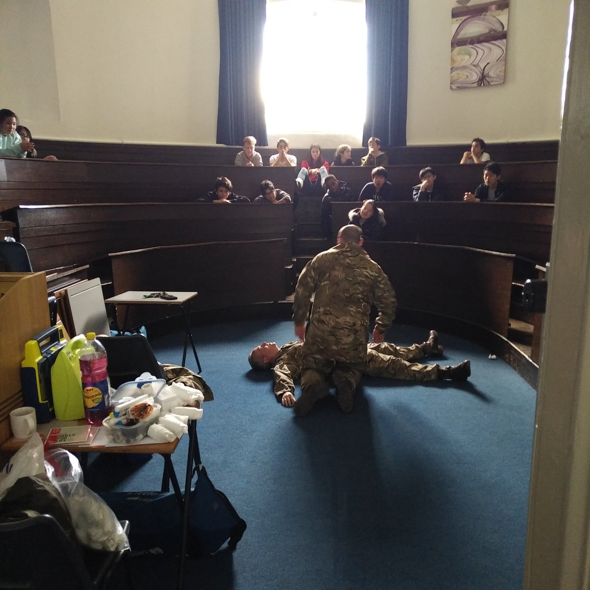 PriorPark's tweet photo. Well done to the 24 boarders who took part in a Heart Start course on Sunday, which included performing CPR and helping someone choking. All now have the skill set to help save a life! #skillsforlife https://t.co/vPlBwbNxkL