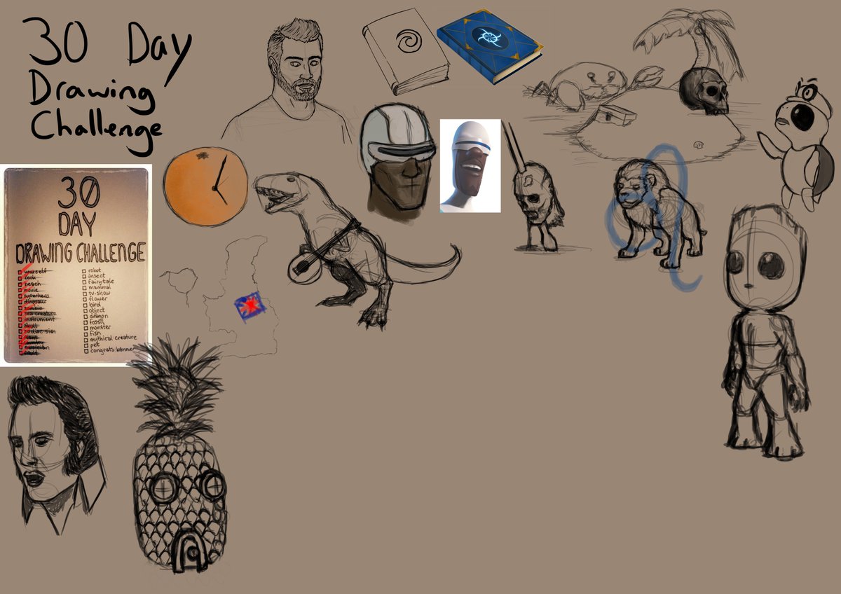 15 of todays sketches! that was pretty fun, cheers to all of you that stopped by.
Hopefully will be back to do the rest on Wednesday but follow me on the social medias to get updates
Much love guys and gals <3