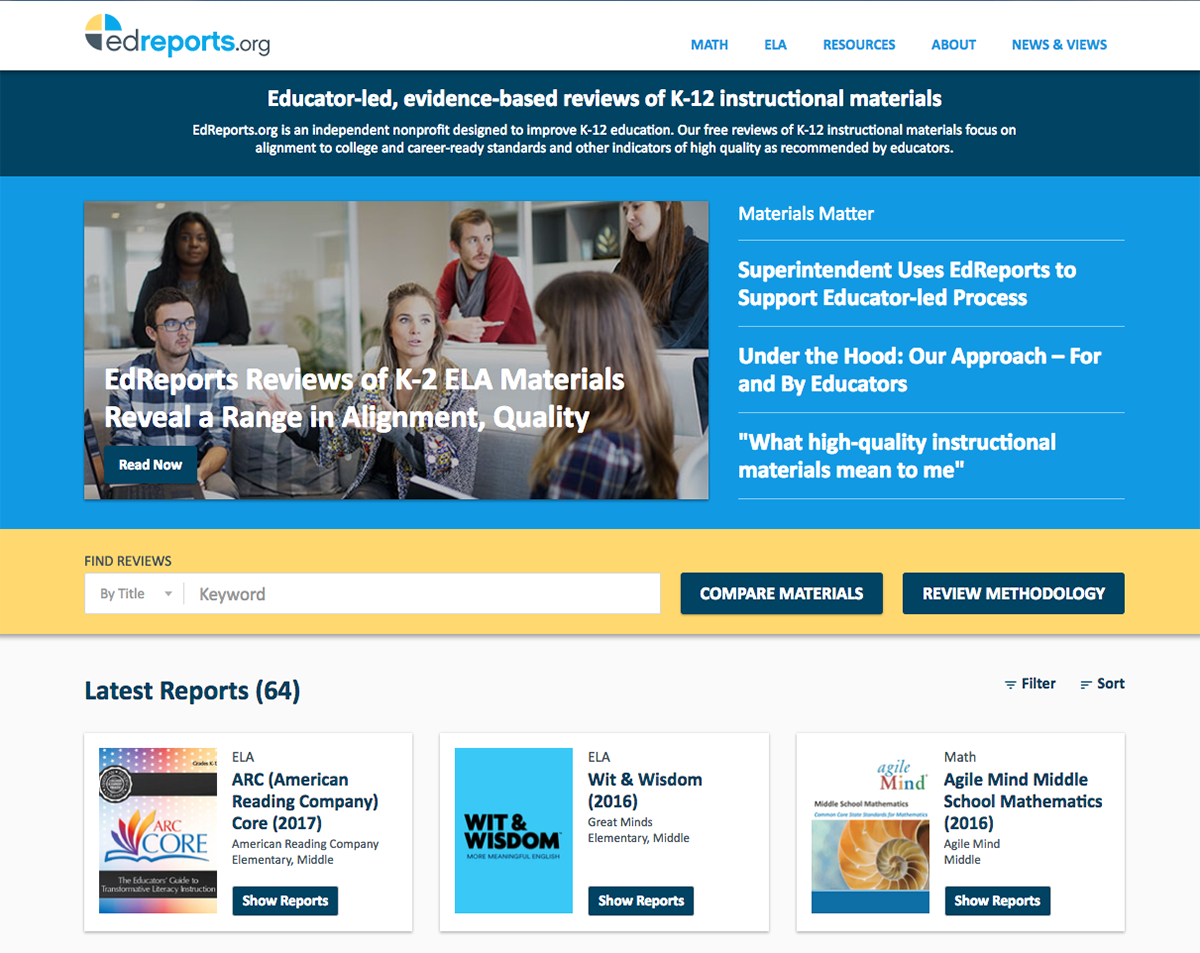 KyStdsAdvocates's tweet photo. Check out the handout in your bag about @EdReports. Honored that many Kentucky teachers serve as content reviewers for this important work. #kcmcounts https://t.co/6uIReDIcYw