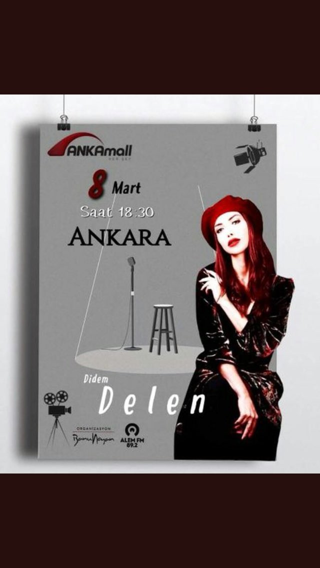 8 Mart Dünya Kadınlar Gününde <a href="/avmANKAmall/">ANKAmall</a>  avm de 18:30'da DİDEM DELEN'İN SUNUMUYLA MUHTEŞEM BİR SÖYLEŞİ GERÇEKLEŞECEK 
#DidemDelen <a href="/ddelen/">Dale janseen Delen</a> #DidemDelen