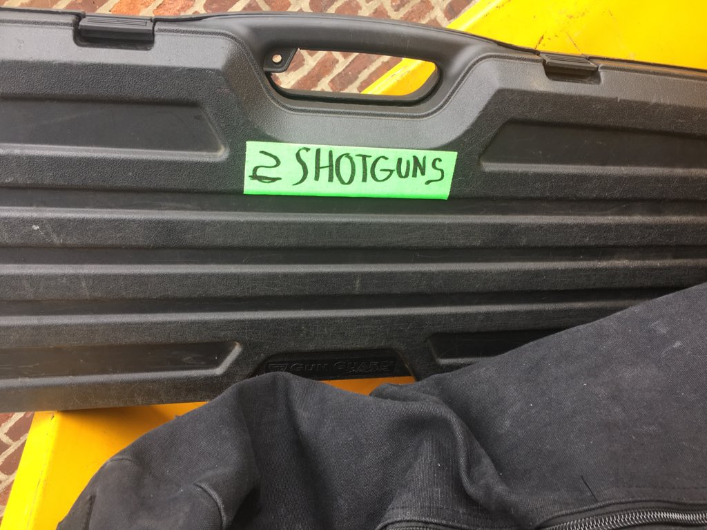 apianoshrine's tweet photo. 1/3 I got caught in a speed trap going over the Pulaski Bridge. My first time being pulled over. But the real nightmare was that I was on my way to do a weapons return and the backseat of my car was full of unconcealed (and well-labeled) rifle cases like this: https://t.co/uxqvkqYA9B