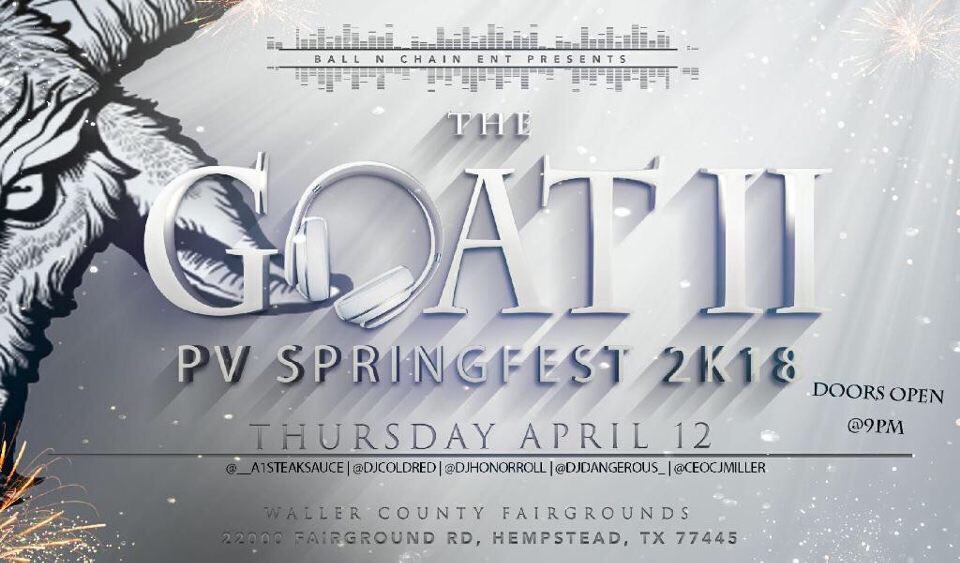 desiyvonne_'s tweet photo. It’s here ‼️ From the people that brought you #foamcoming4 Ball n Chain presents: #thegoat2 #pvspringfest2k18 SHORTS 🤩 &amp; PRESALES available TODAY at the msc hat table 😎 https://t.co/kmYfWvToF5