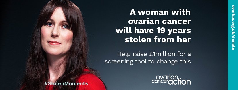 Almost two decades are stolen from a woman who dies of ovarian cancer in the UK. Find out more about our #StolenMoments campaign > ow.ly/FjGy30iLqZ8