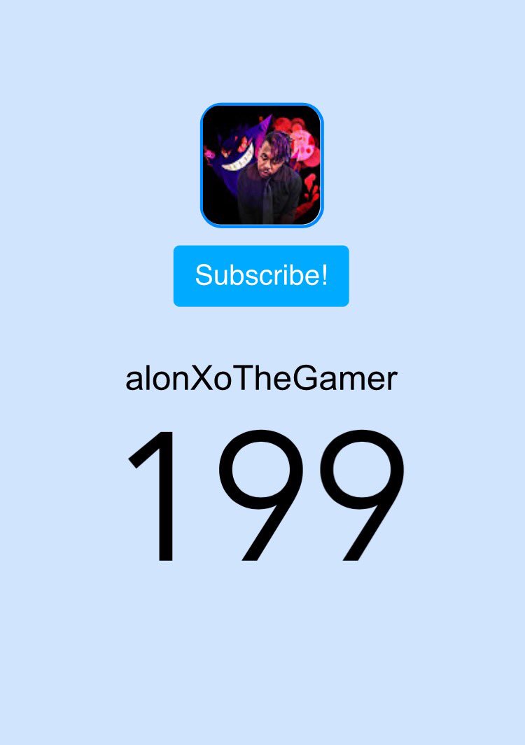 Wow...only ONE more #subscriber until we have 200 REBELS! I gotta figure out what to do for it to celebrate it! 
THANK YOU SO MUCH for this accomplish! Let’s keep it going! 
youtube.com/alonXoTheGamer 

#subscribers #subs #likes #sm #smm #folowers #channel #congrats #sub #200Rebels