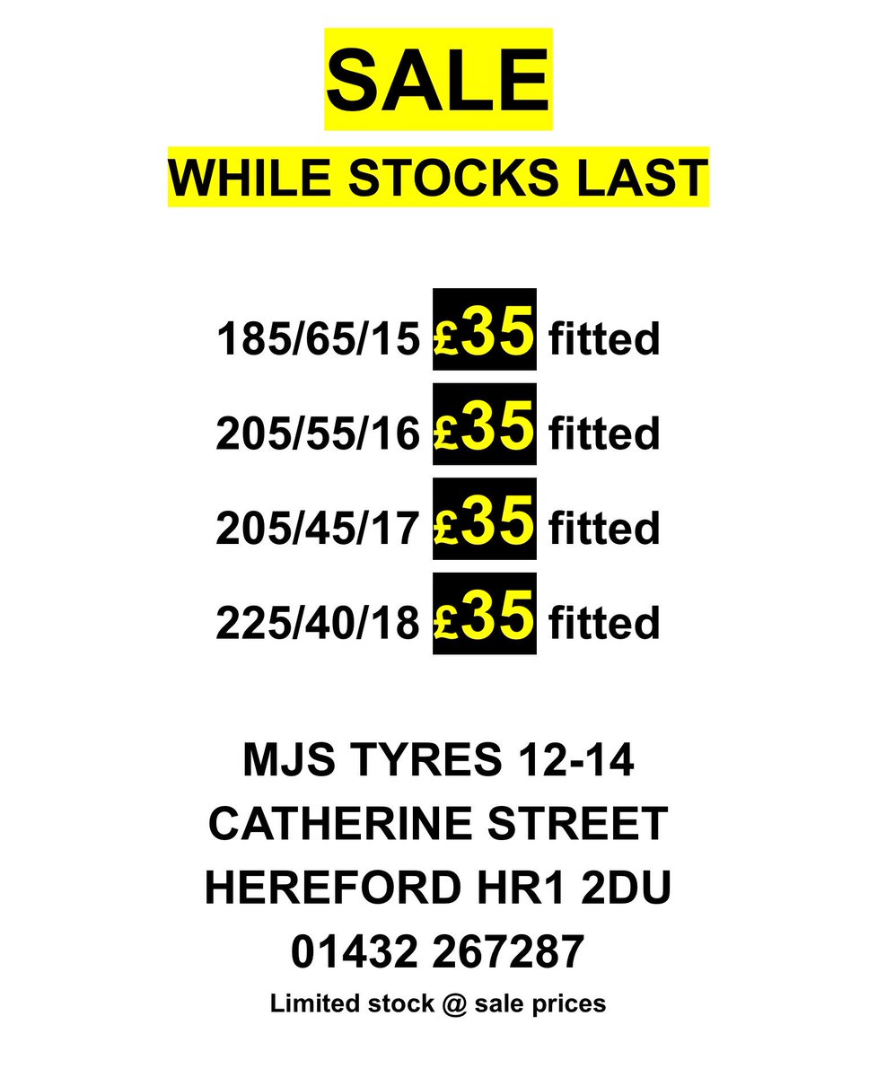 This weeks offer