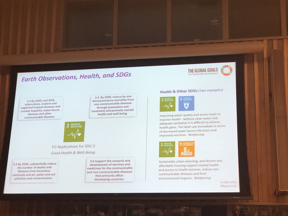 EO4SDG's tweet photo. @EO4SDG @NASA @GEOSEC2025 @CEOSdotORG Lawrence Friedl on Earth observation products, tools and technologies for #health #SDG3 #SDGs #openEOdata #GEO_Health https://t.co/D96wtVGS2F